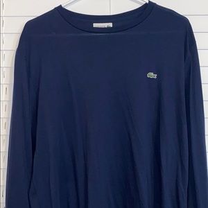 Blue Lacoste Long Sleeve